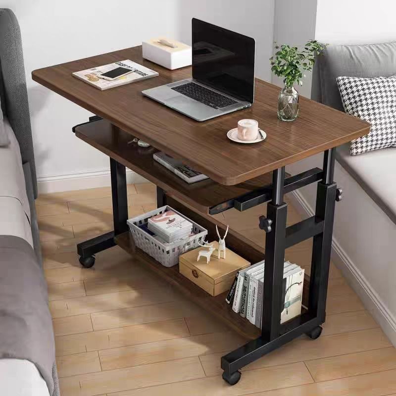 Desk Setup Minimalist - طاولة صغيرة متحركة، طاولة جانبية للسرير،