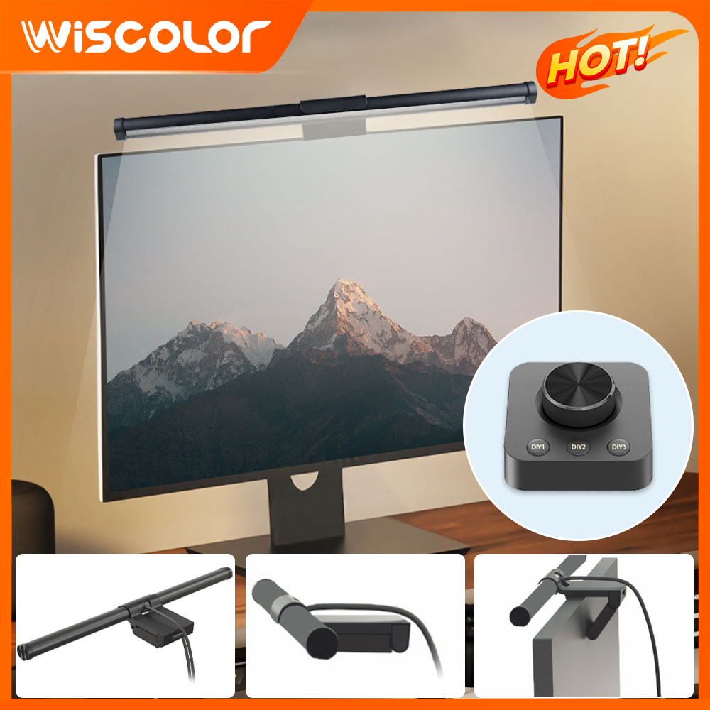 Setup Desk Monitor - شريط إضاءة RGB لتزيين الشاشة، أضواء