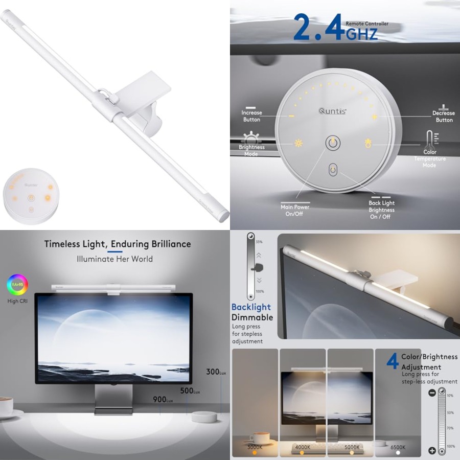 شريط إضاءة للشاشة مع جهاز تحكم - مراجعة Setup Desk Monitor وسعره