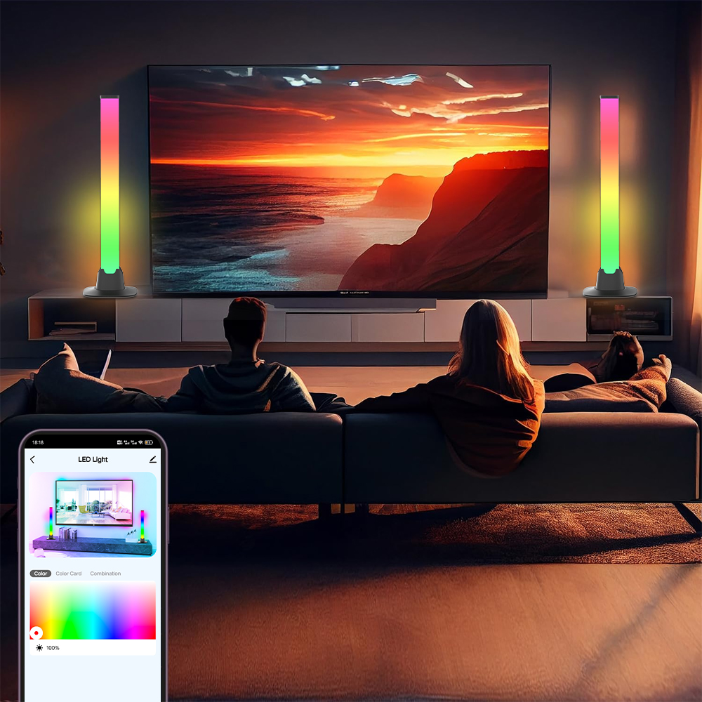 إضاءة خلفية للتلفاز، شريط إضاء - مراجعة Desk Setup With Tv وسعره