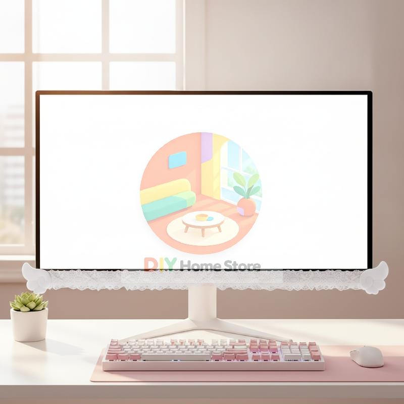 زينة شاشة مونيتور من الدانتيل  - مراجعة Setup Desk Monitor وسعره