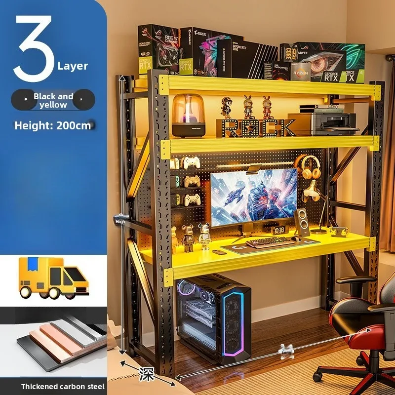 #   مكتب ألعاب مريح بتصميم مري - مراجعة Desk Setup L Shaped وسعره