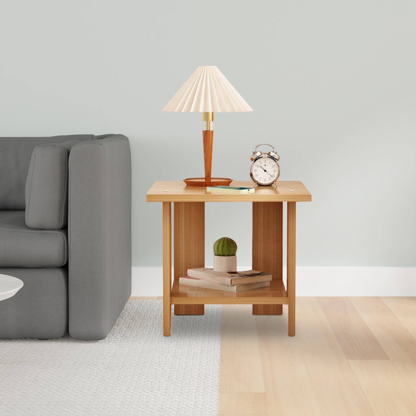 خشبية مزدوجة الطبقات طاولة جان - مراجعة Desk Setup Minimalist وسعره