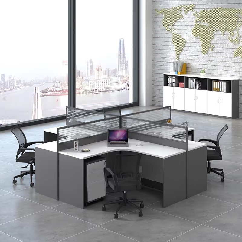 مكتب أبيض للمكاتب يتسع لـ 2 أو - مراجعة Desk Setup L Shaped وسعره
