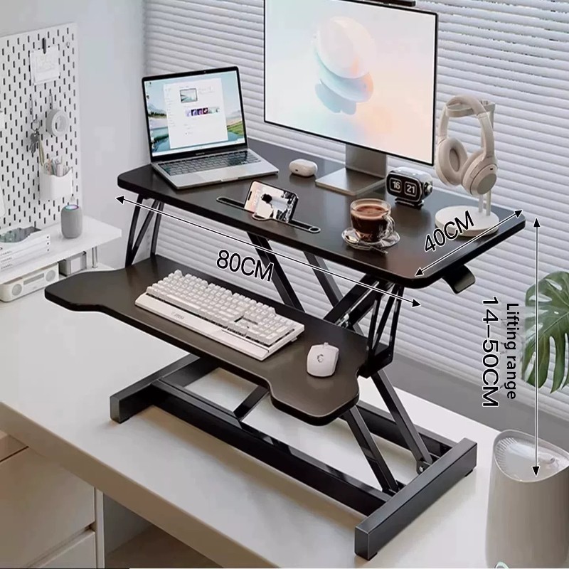 منصة مكتب قابلة للتعديل في الا - مراجعة Desk Setup Minimalist وسعره